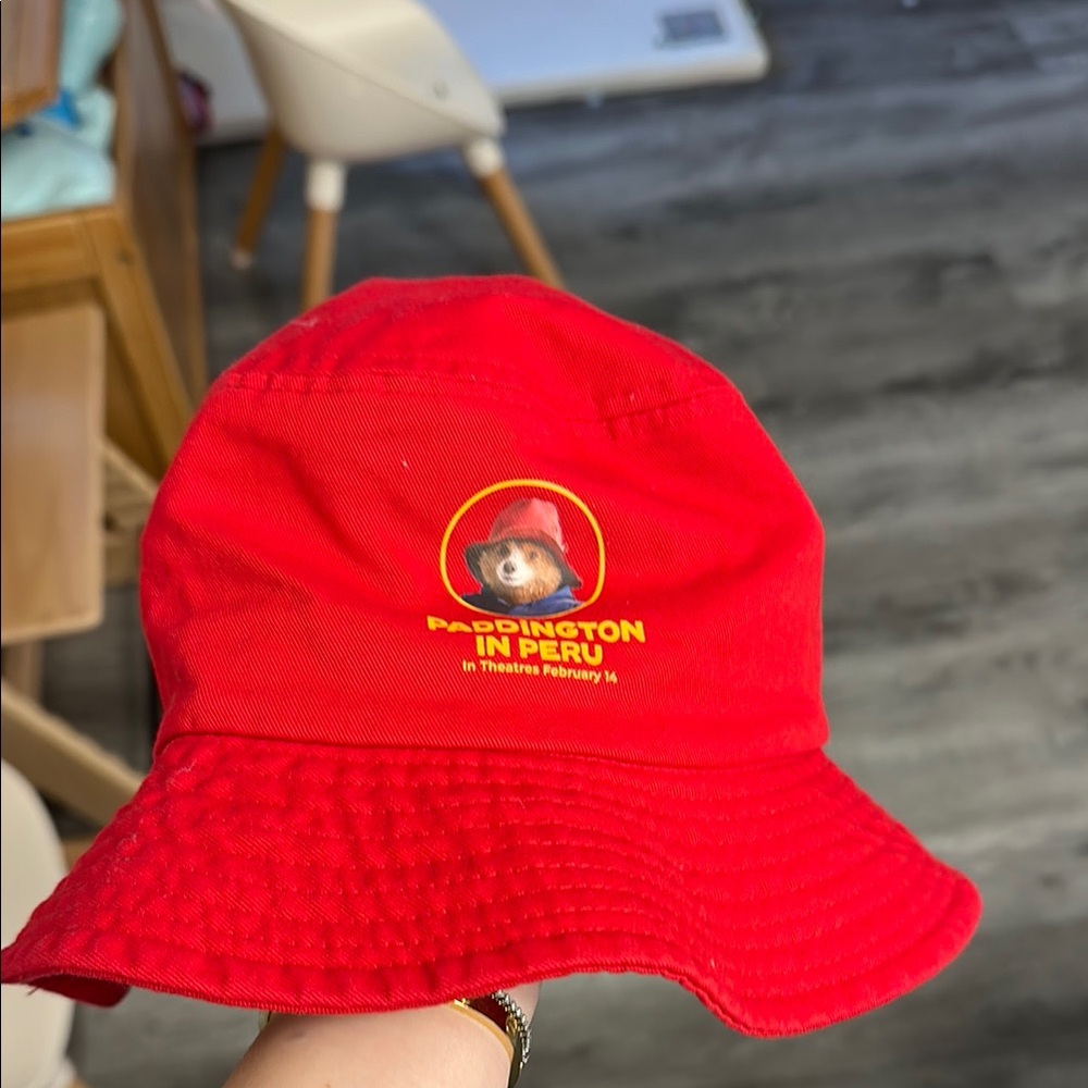 Red Paddington Bucket Hat
